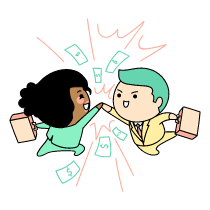 Business Deal Illustration from Seoul Set