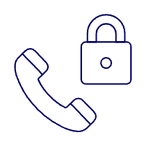 Call Lock Illustration from UX Line Set