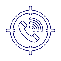 Call Signal Aim Illustration from UX Line Set