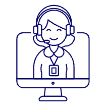 Customer Server Imac 4 Illustration from UX Line Set