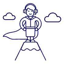 Customer Service Peak 4 Illustration from UX Line Set