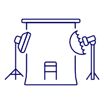 Background Photography Illustration from UX Line Set