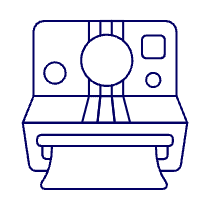 Camera Polaroid 1 Illustration from UX Line Set