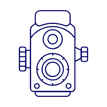 Camera Vintage 2 Illustration from UX Line Set