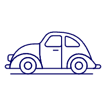Car Beetle Illustration from UX Line Set