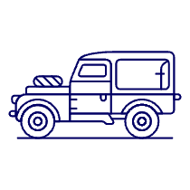 Car Jeep 5 Illustration from UX Line Set