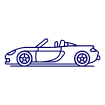 Car Sport 2 Illustration from UX Line Set