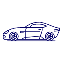 Car Sport 3 Illustration from UX Line Set