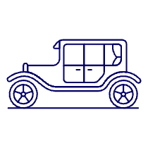 Vintage Car 1 Illustration from UX Line Set