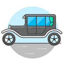 Vintage Car 1 Illustration from UX Colors Set