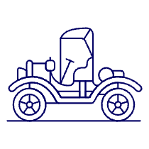 Vintage Car 4 Illustration from UX Line Set