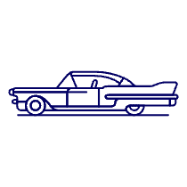 Vintage Car 5 Illustration from UX Line Set