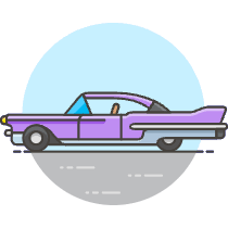 Vintage Car 5 Illustration from UX Colors Set