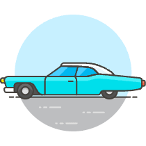Vintage Car 6 Illustration from UX Colors Set
