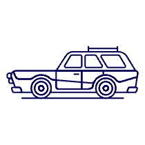 Vintage Car 7 Illustration from UX Line Set