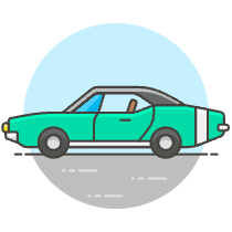 Vintage Car 8 Illustration from UX Colors Set