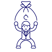 Carry Money Bag 1 Illustration from UX Line Set