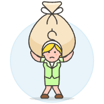 Carry Money Bag 4 Illustration from UX Colors Set