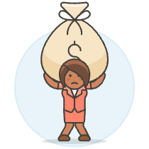 Carry Money Bag 5 Illustration from UX Colors Set