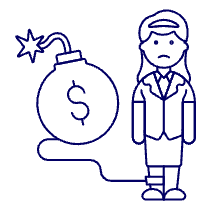 Debt Bomb Chain 4 Illustration from UX Line Set