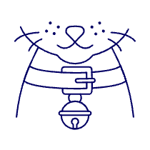 Cat Collar Bell Illustration from UX Line Set