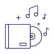 Cd Album Illustration from UX Line Set