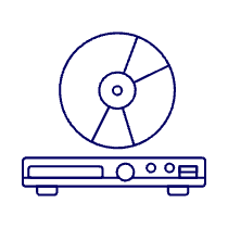 Cd Players 2 Illustration from UX Line Set