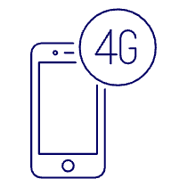 4 G Signal Illustration from UX Line Set