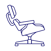 Rotating Armchair Illustration from UX Line Set