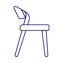 Simple Modern Chair Illustration from UX Line Set