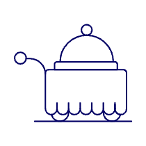 Food Service Illustration from UX Line Set