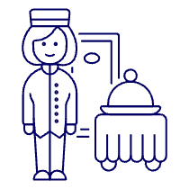 Room Service 4 Illustration from UX Line Set