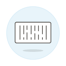 Barcode Illustration from UX Colors Set