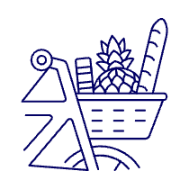 Bike Basket Illustration from UX Line Set