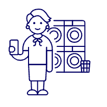 Laundry 1 Illustration from UX Line Set