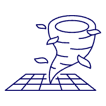 Typhoon Illustration from UX Line Set