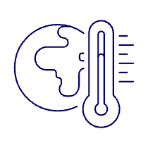 World Temperature Illustration from UX Line Set
