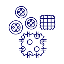 Buttons Patches Illustration from UX Line Set