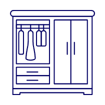 Closet Illustration from UX Line Set