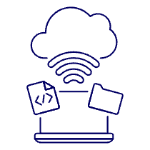Cloud Connecting 10 Illustration from UX Line Set