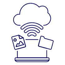 Cloud Connecting 12 Illustration from UX Line Set