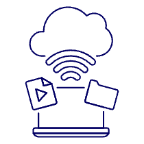 Cloud Connecting 13 Illustration from UX Line Set