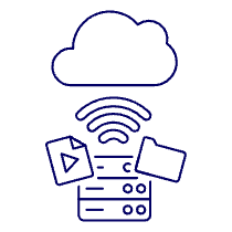 Cloud Connecting 18 Illustration from UX Line Set