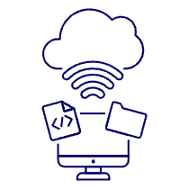 Cloud Connecting 4 Illustration from UX Line Set