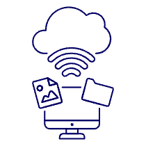 Cloud Connecting 6 Illustration from UX Line Set