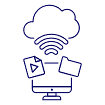 Cloud Connecting 7 Illustration from UX Line Set