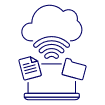 Cloud Connecting 9 Illustration from UX Line Set