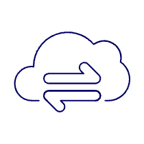 Cloud Data Tranfer 1 Illustration from UX Line Set