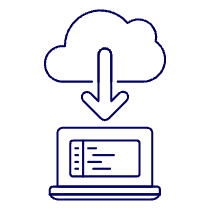 Cloud Download 11 Illustration from UX Line Set