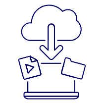 Cloud Download 13 Illustration from UX Line Set